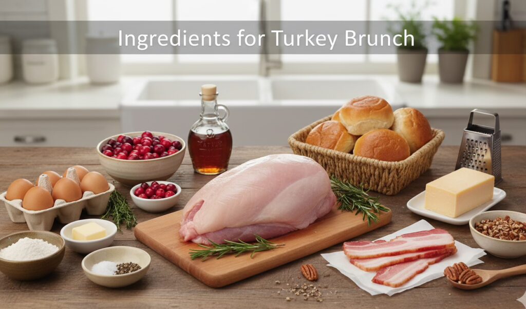 Ingredients for Turkey Brunch