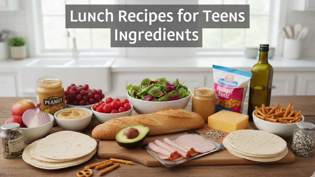 Lunch Recipes for Teens Ingredients