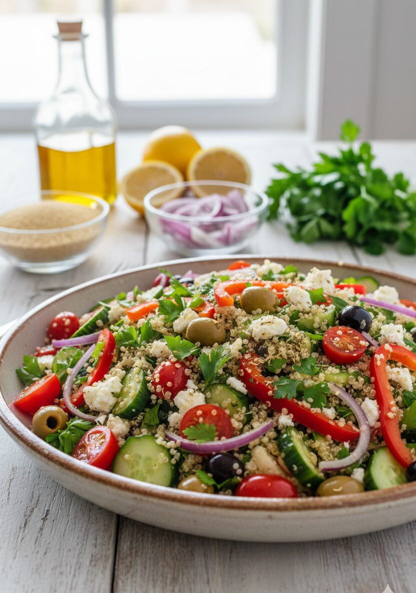 Brunch Food Ideas: 5 Creative Recipes 3 Mediterranean Quinoa Salad