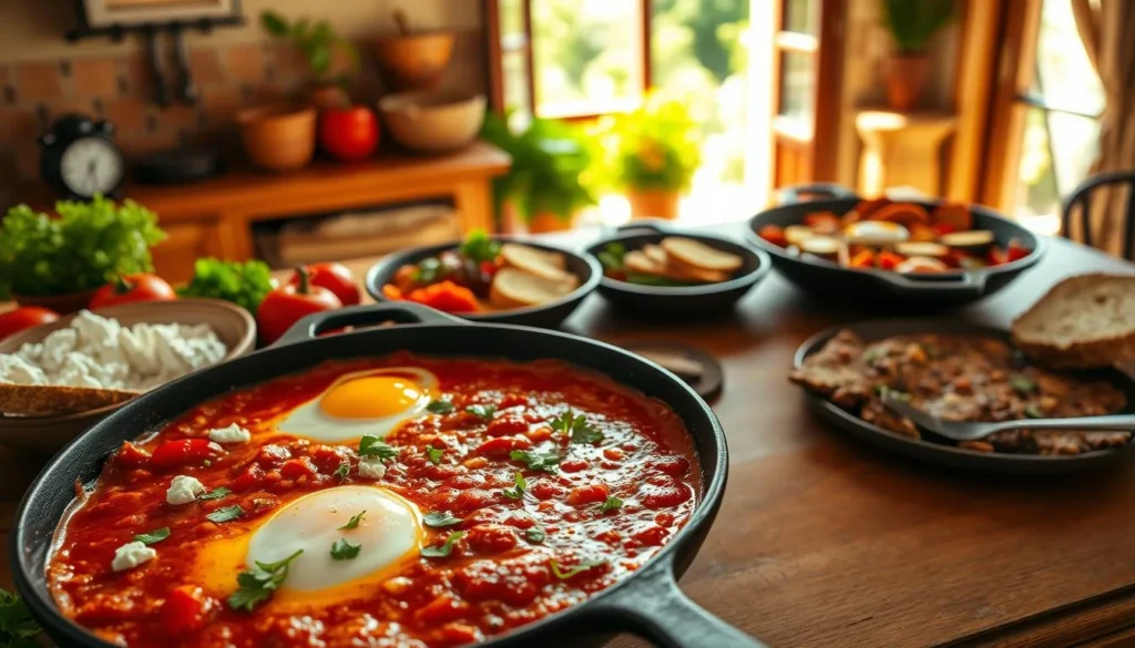 Mediterranean flavors in vibrant shakshuka variations