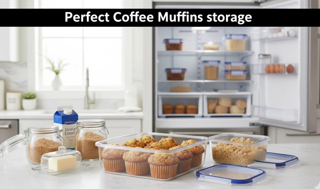 Homemade Coffee Cake Muffins 3 Perfect Coffee Cake Muffins storage