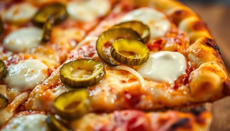 Savor the unexpected flavors of Pickle Pizza, a delightful and unique take on a classic dish that's sure to please.