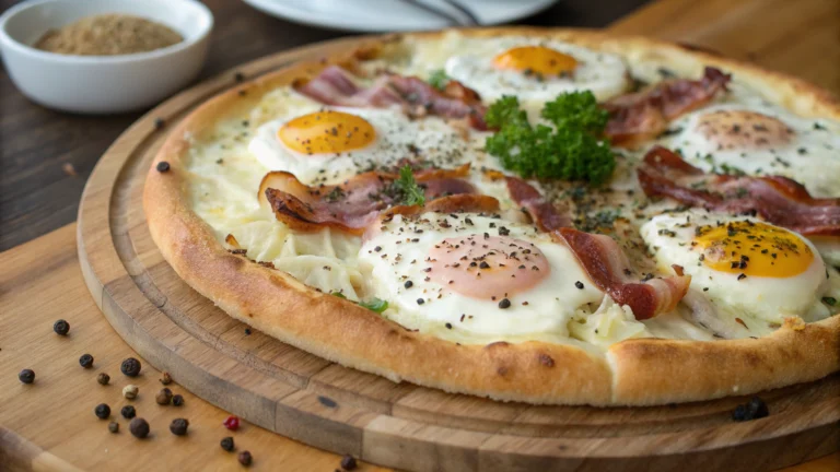 A Delicious Fusion: Crafting Pizza Carbonara 2 Pizza Carbonara