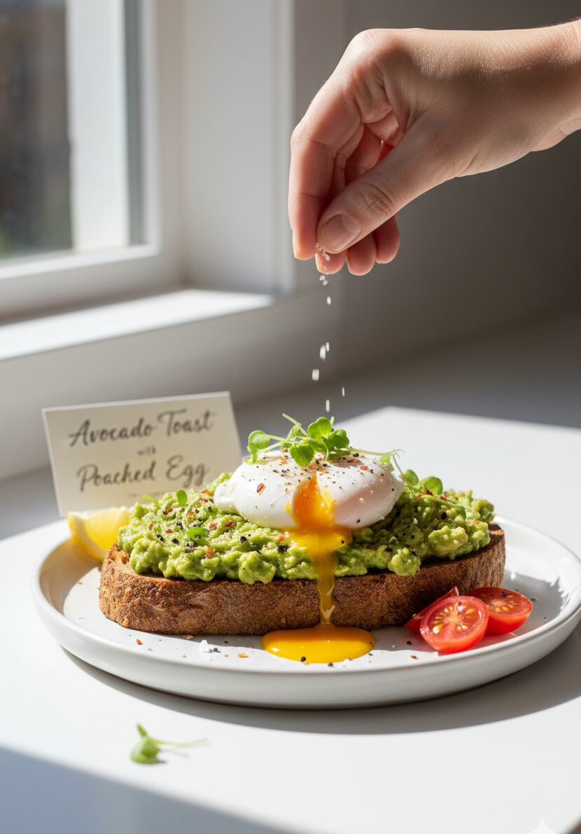 Brunch Food Ideas: 5 Creative Recipes 2 Savory Avocado Toast with Poached Egg