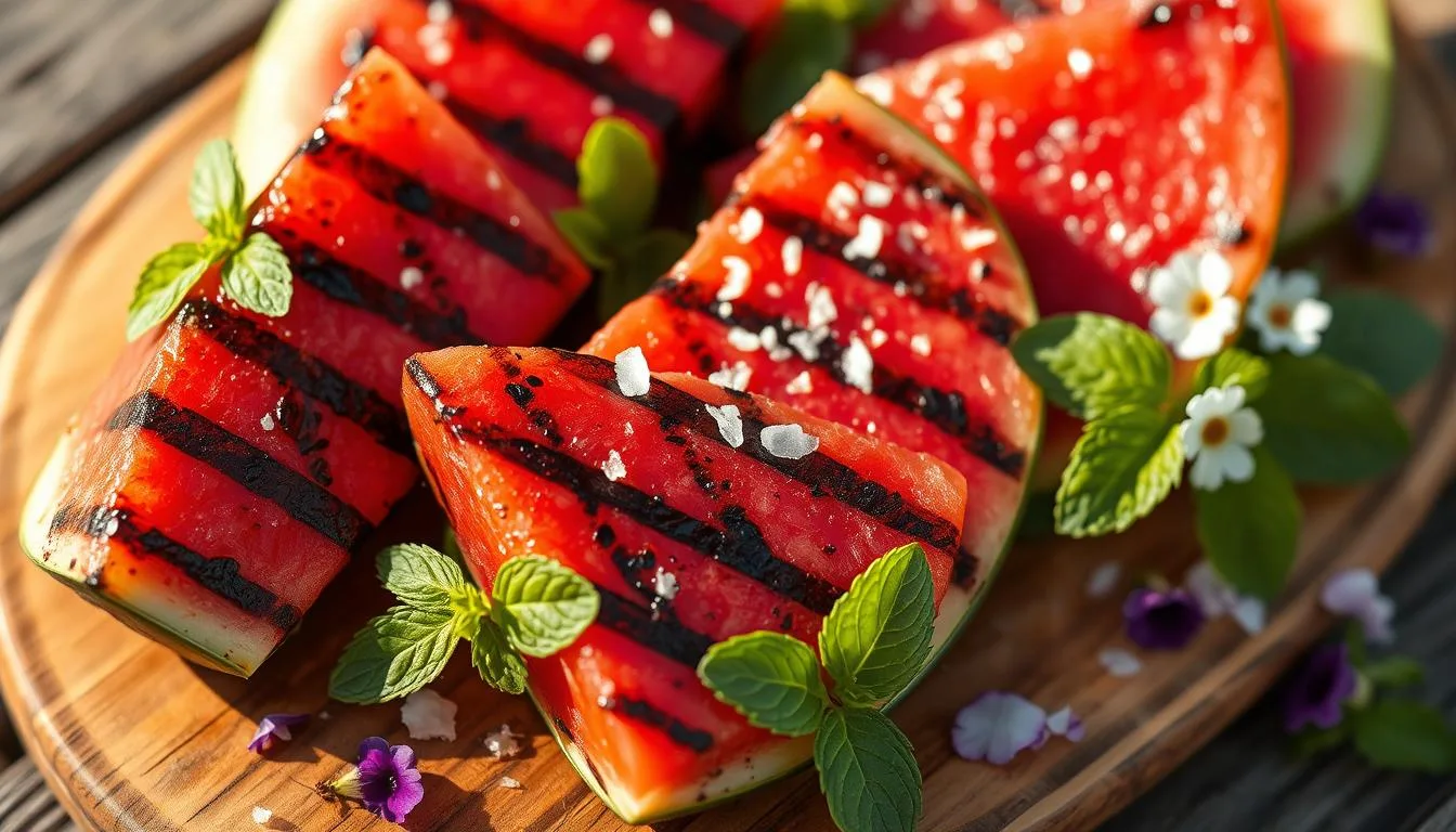 Sweet and Salty Grilled Watermelon: A Unique Summer Treat 1 Sweet and Salty Grilled Watermelon