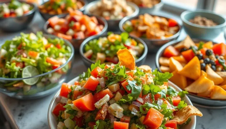 Traditional Middle Eastern salad comparison Traditional Middle Eastern salad comparison