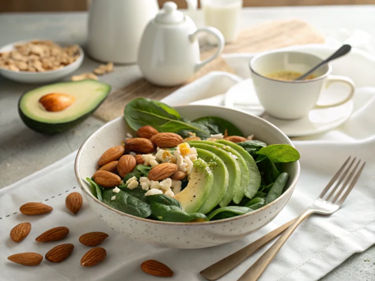 an image of [alkaline foods recipes breakfast] dish presented in a table