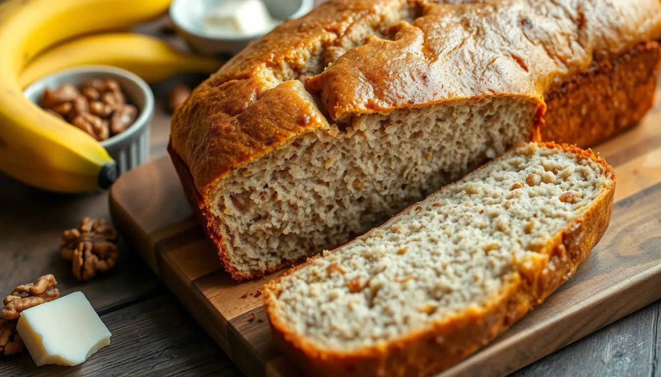 Easy 2 Banana Bread Recipe - Moist & Flavorful 1 banana bread recipe with 2 bananas you'll love