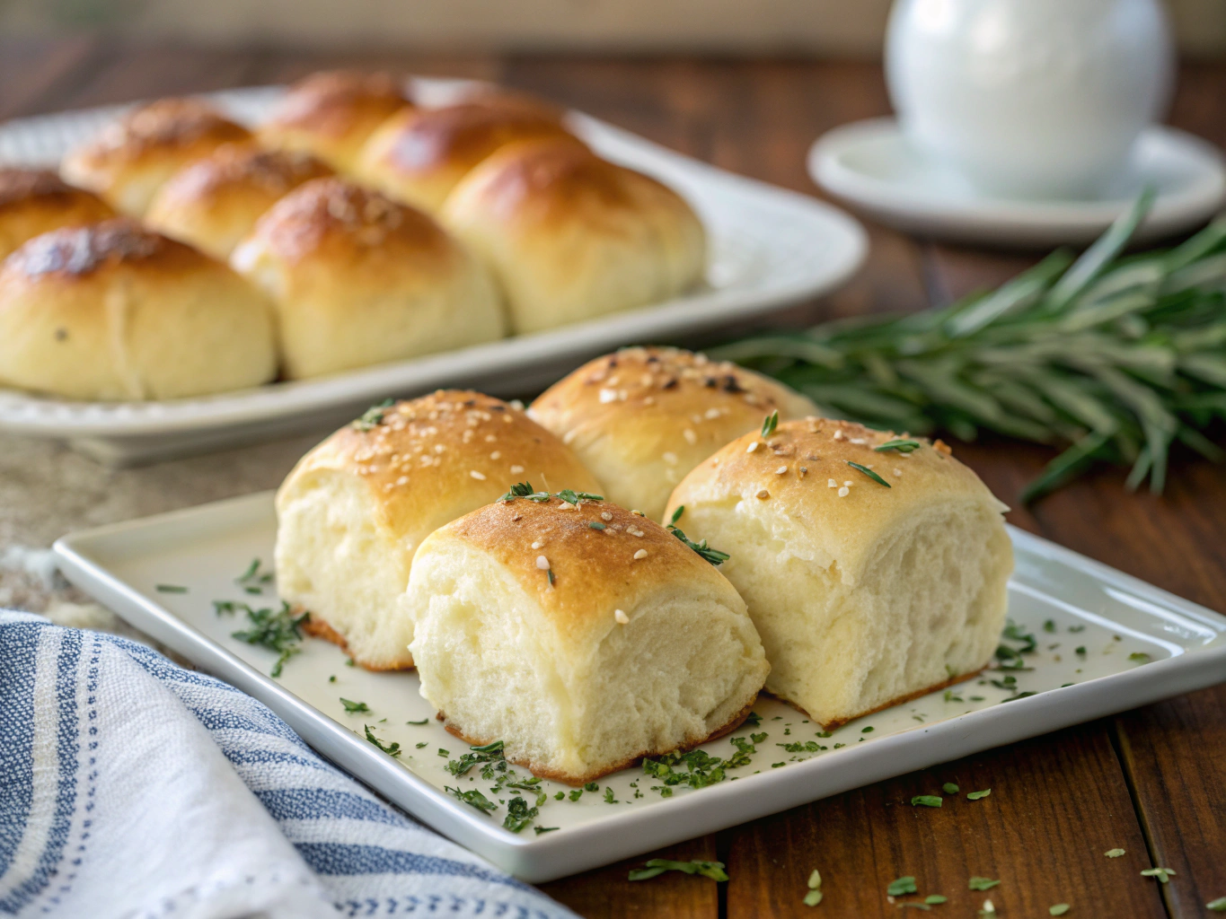 an image of [best keto dinner rolls recipe] dish presented in a table