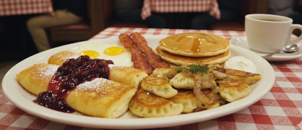 15 Best Breakfast Spots in NYC That Locals Swear By 13 blintzes and pierogi from Veselka