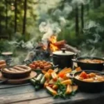 Home 18 Simplify mealtime on your next camping trip with our guide to easy, delicious camping meals. Learn to make hassle-free recipes for outdoor cooking.