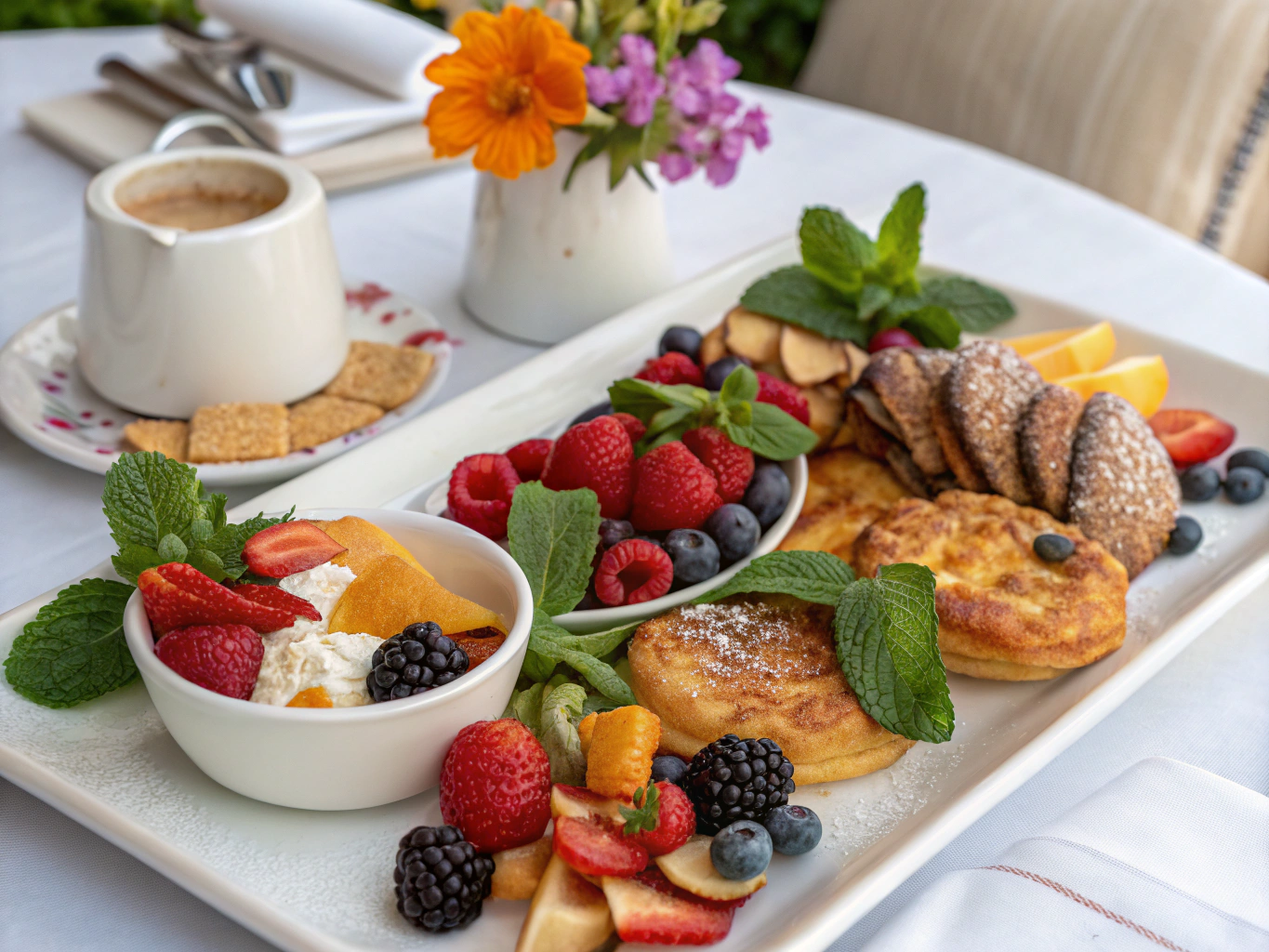 an image of [easy sweet breakfast recipes] dish presented in a table