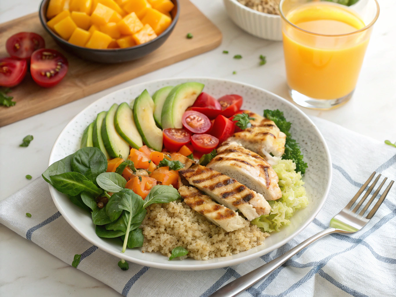 an image of [healthy lunch recipes for teens] dish presented in a table