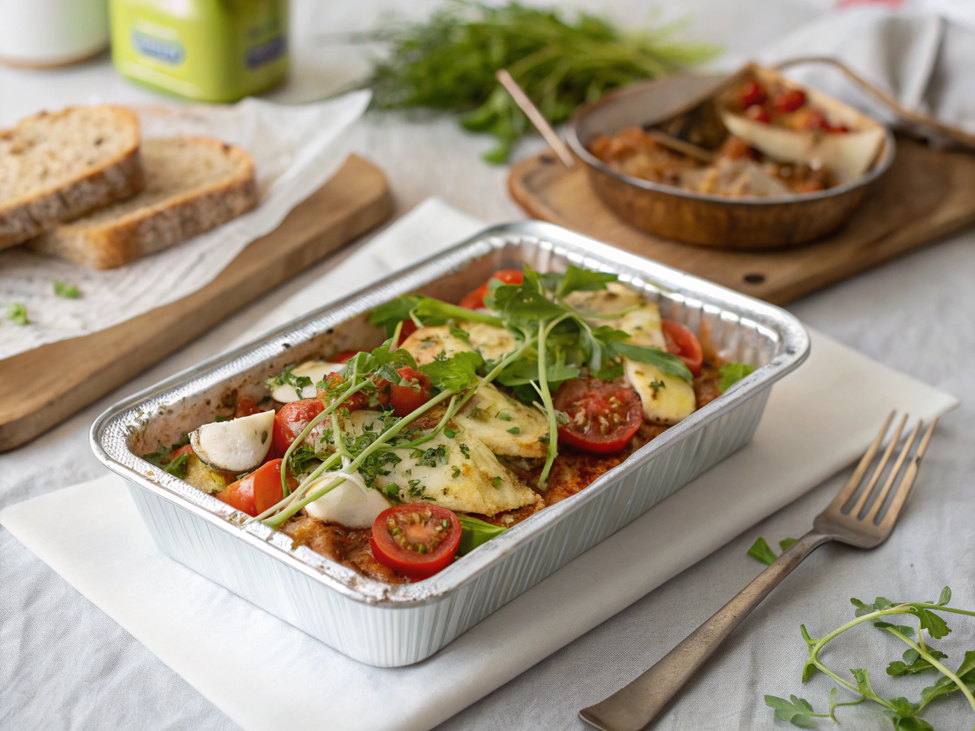 an image of [lunch ideas recipe tin] dish presented in a table