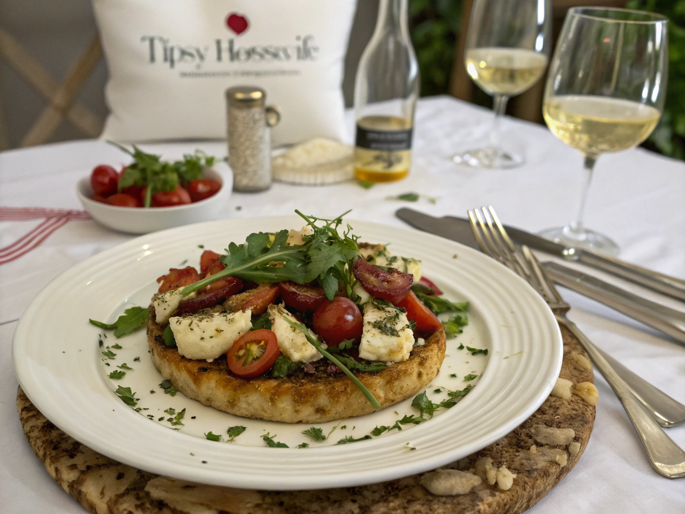 an image of [tipsy housewife recipes dinner] dish presented in a table
