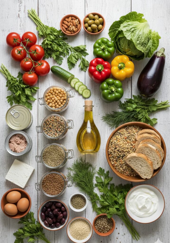 5 Delicious Mediterranean Lunch Ideas 2 Ingredients for Mediterranean Lunches.heic