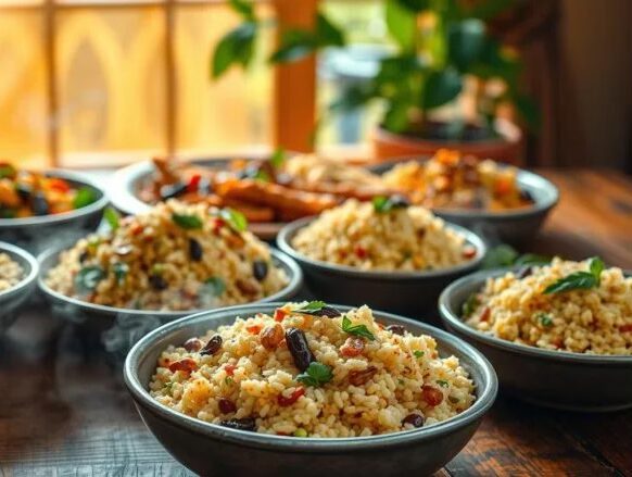 Vegetarian Moroccan Couscous variations Vegetarian Moroccan Couscous variations