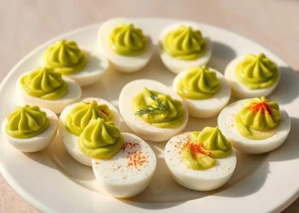 creamy avocado deviled eggs creamy avocado deviled eggs