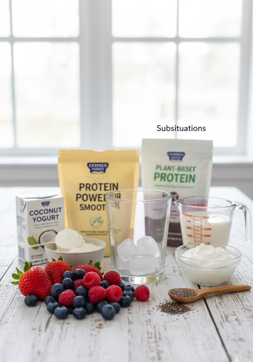 3 Energizing BlendJet Breakfast Recipes to Power Your Mornings 2 ingredients for Berry Protein Power Smoothie