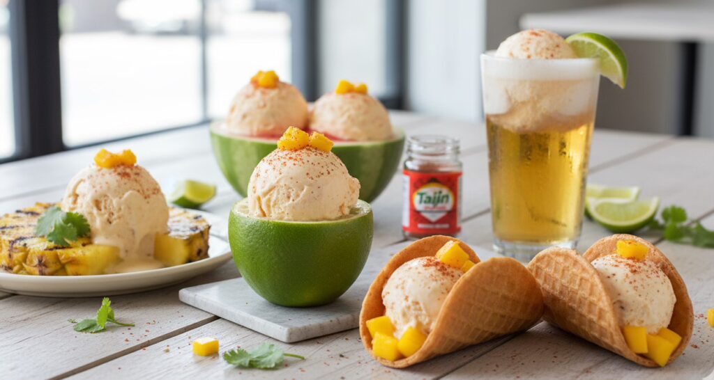 tajin ice cream serving suggestions