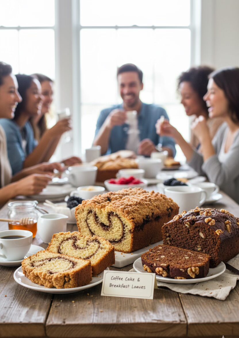 15 Delightful Brunch Potluck Ideas 14 Coffee Cake or Breakfast Loaves