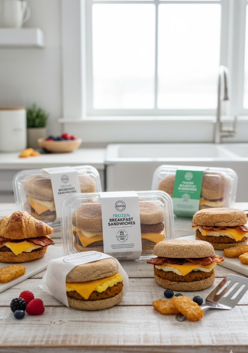 The Healthiest Frozen Breakfast Foods 3 Frozen Breakfast Foods, Breakfast Sandwiches