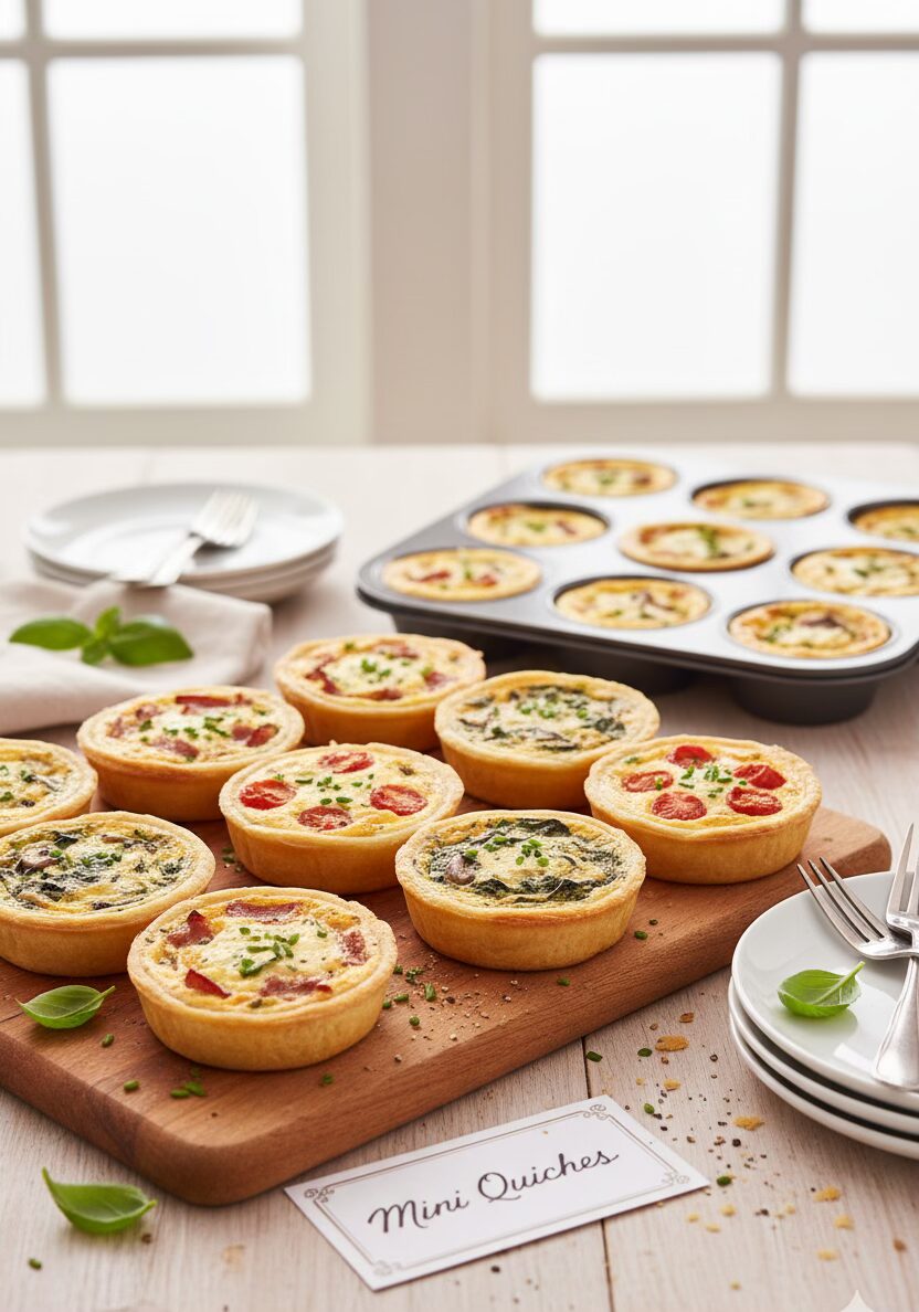15 Delightful Brunch Potluck Ideas 13 Mini Quiches