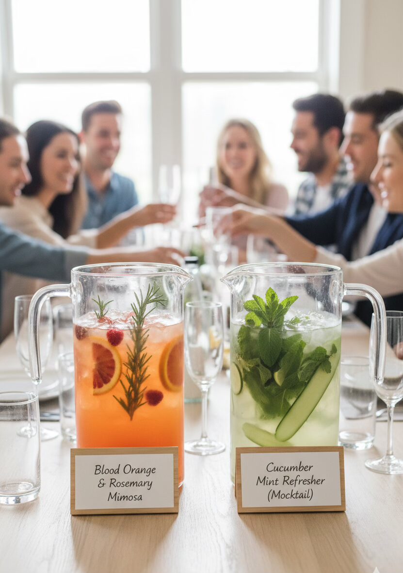 15 Delightful Brunch Potluck Ideas 9 Pitcher Cocktails and Mocktails