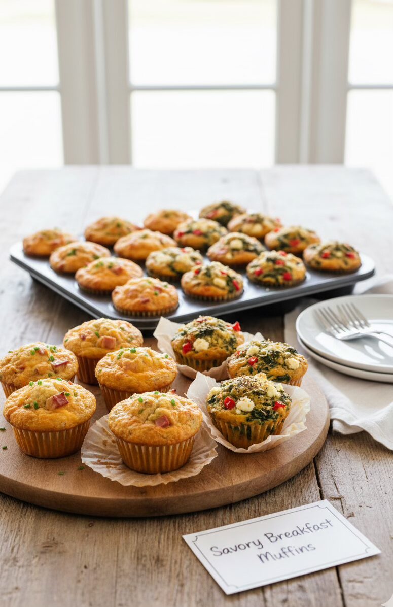 15 Delightful Brunch Potluck Ideas 6 Savory Breakfast Muffins