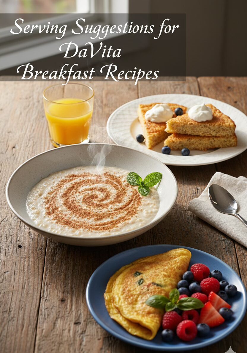 Healthy DaVita Breakfast Recipes for Kidney Diet 4 serving suggestions for DaVita Breakfast Recipes