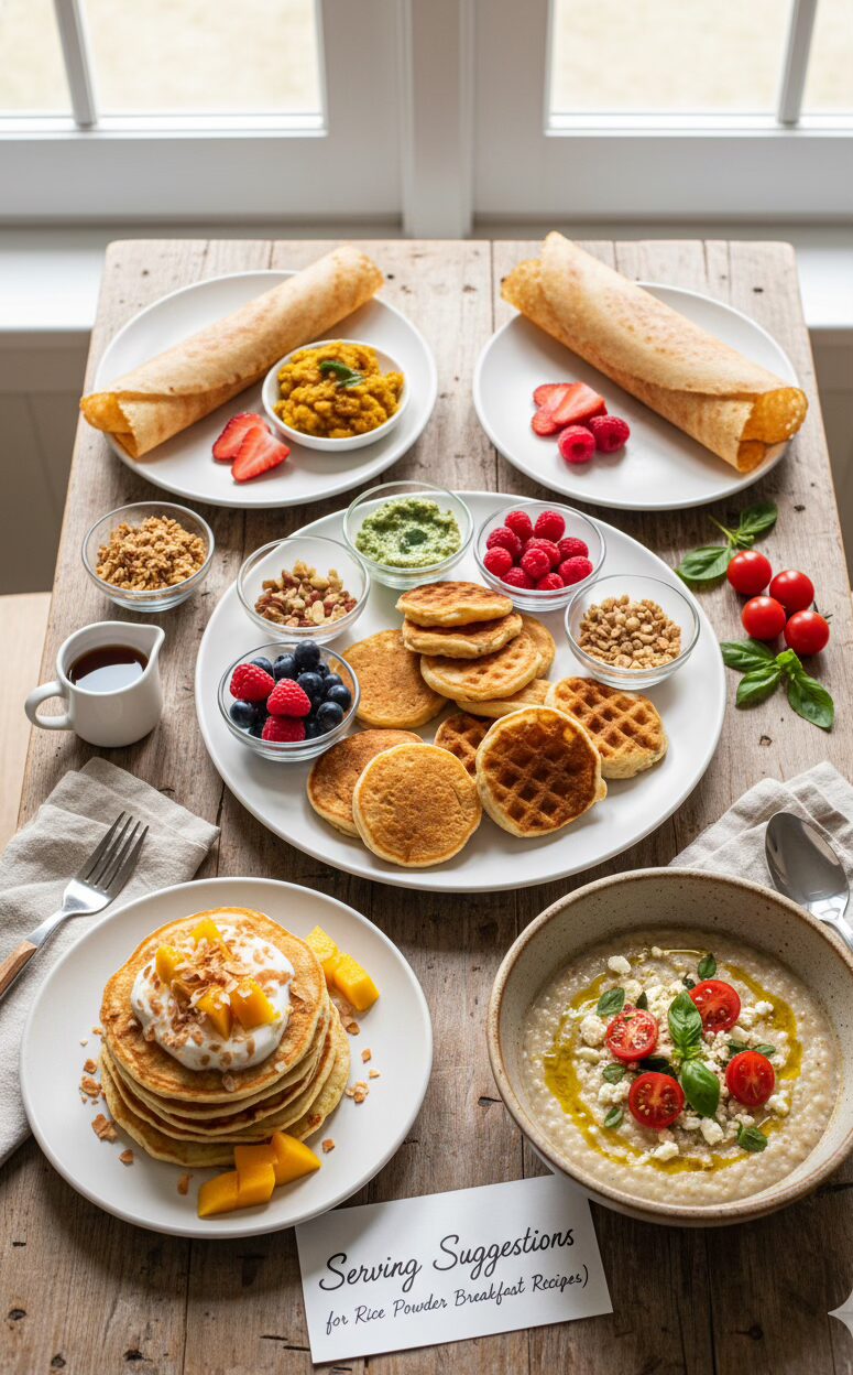 3 Delightful Rice Powder Breakfast Recipes 6 various serving suggestions for rice powder breakfast recipes