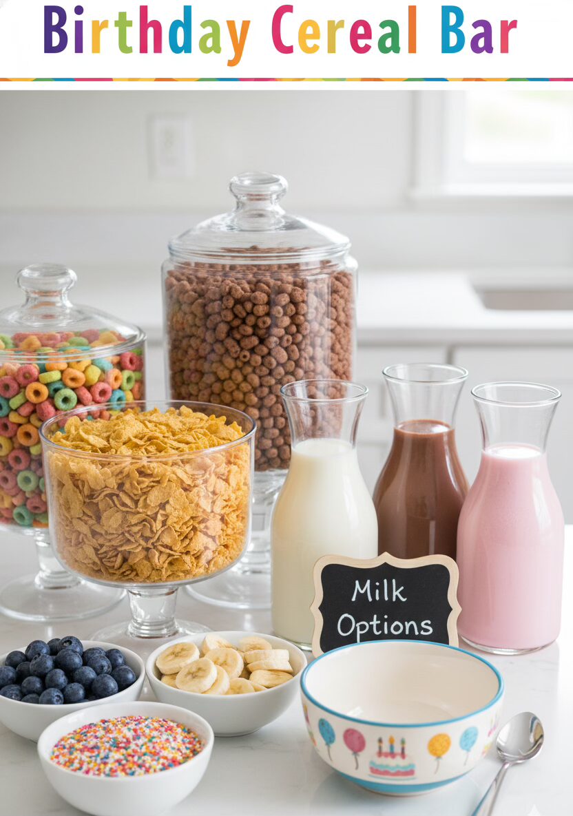 Birthday Cereal Bar