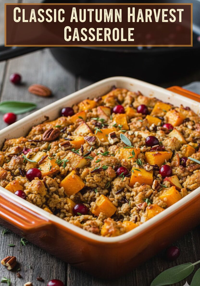 Comforting Fall Casserole Dinner Recipes You'll Love 2 Classic Autumn Harvest Casserole Ingredients