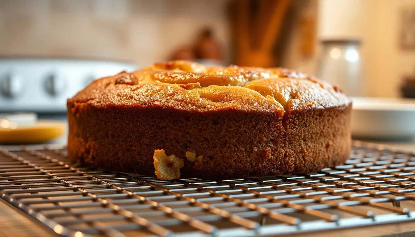 delicious apple cake cooling on rack delicious apple cake cooling on rack