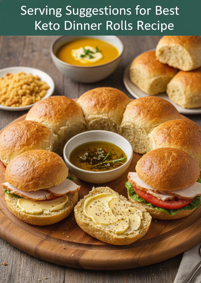 The Best Keto Dinner Rolls Recipe- Soft and Fluffy 3 Serving Suggestions for Best Keto Dinner Rolls Recipe
