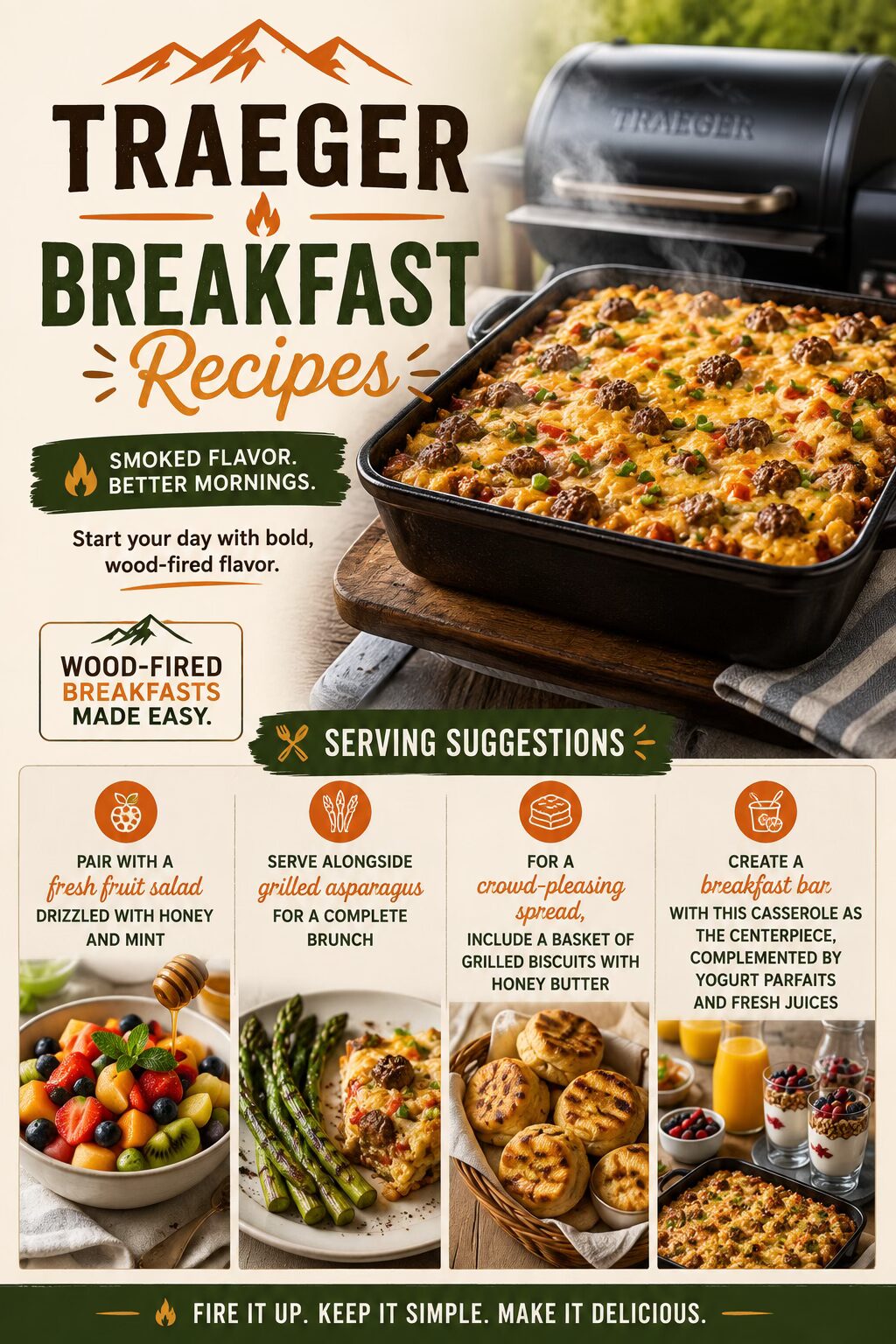 Delicious Traeger Breakfast Recipes 3 Breakfast Recipes & Serving Ideas