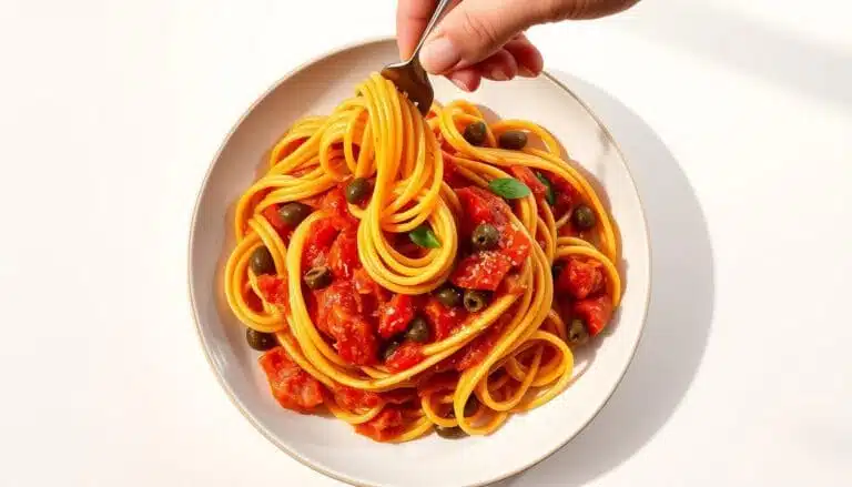 Pasta Puttanesca presentation tips Pasta Puttanesca presentation tips