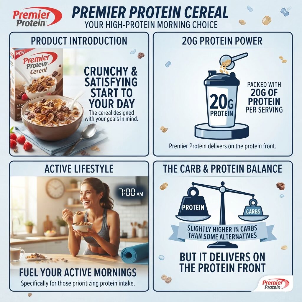 10 High Protein Breakfast Cereals That Actually Taste Great 5 Premier Protein Cereal.heic