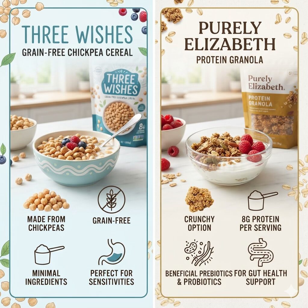 10 High Protein Breakfast Cereals That Actually Taste Great 7 Purely Elizabeth Protein Granola