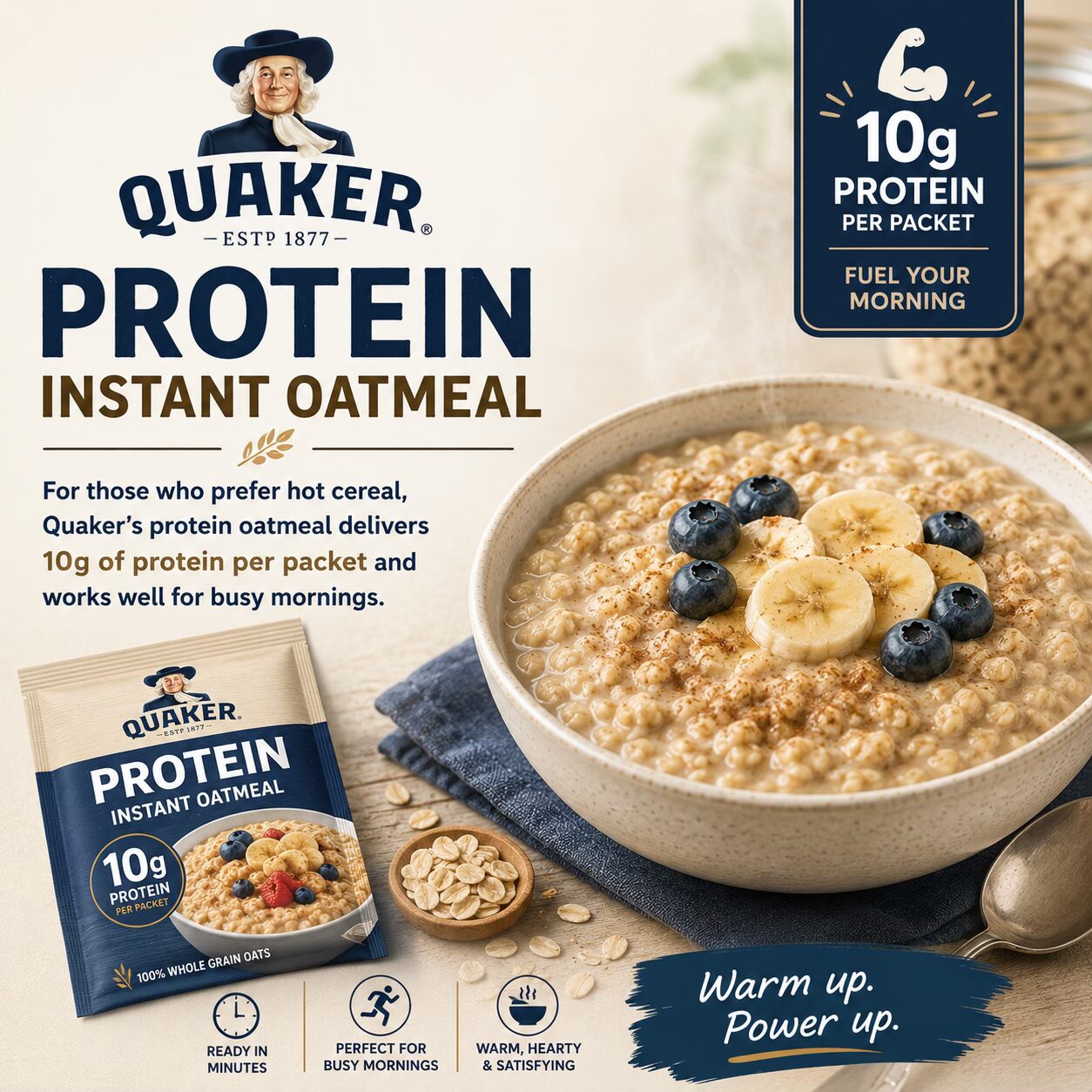10 High Protein Breakfast Cereals That Actually Taste Great 11 Quaker Protein Instant Oatmeal