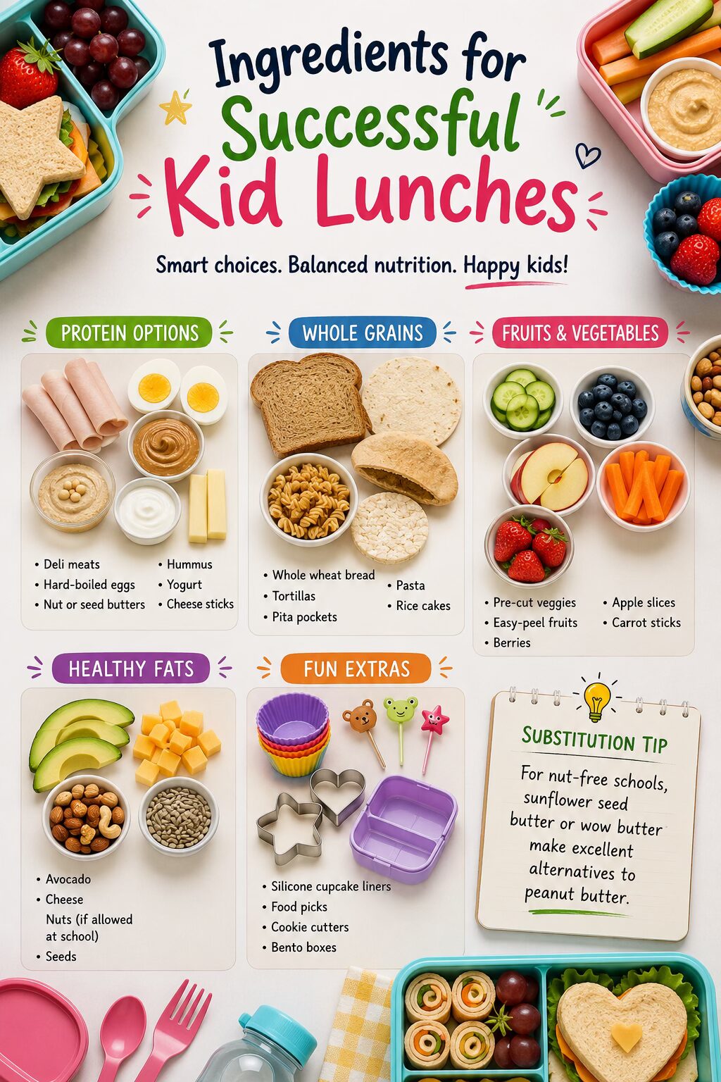 Creative Cold Lunch Ideas for Kids 2 Ingredients for Successful Kid Lunches